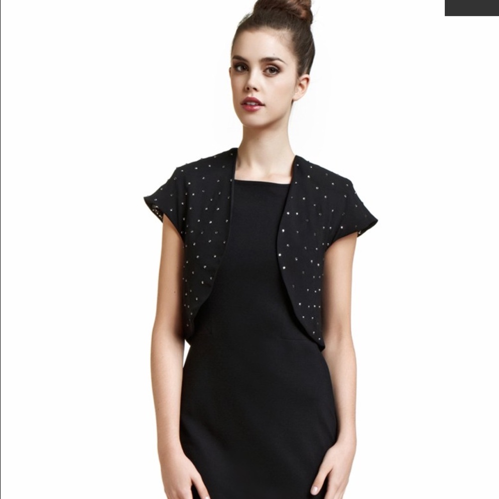 Erin Fetherston Silk Rhinestone Shrug Shawl